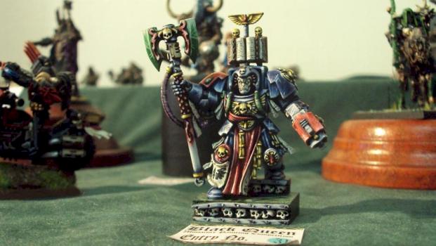 Blood Angels Terminator Librarian Calistarius by thedomagoj