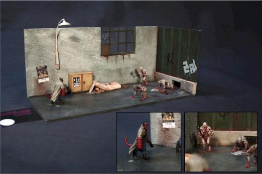 Dead-end Encounter - A Hellboy Diorama by Agamemnon2
