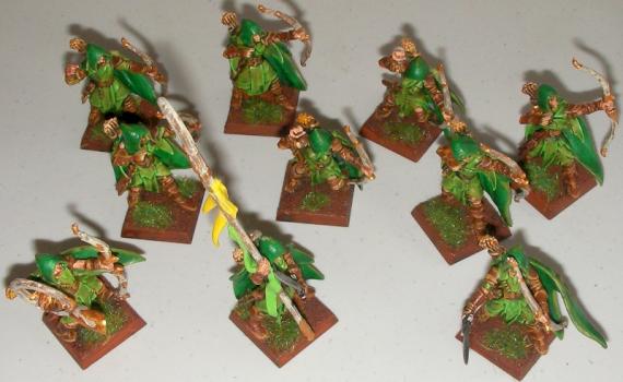 Wood Elf Glade Guard Scouts by ladyrheena