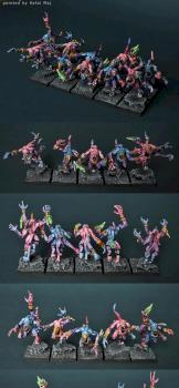 Chaos Deamons Pink Horrors by BloodyBeast.com