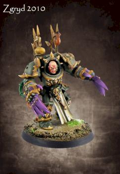 Chaos Lord with lighting claws by WhiteRavenFactory