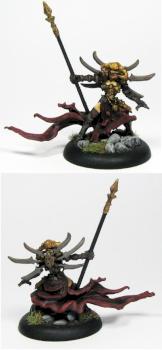 Cryx Warwitch Deneghra Warcaster Warmachine by Postumus