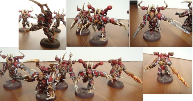 possessed chaos space marines by flutterbyec