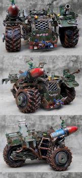 ORK Battlewagon ScratchbuiltCAR by TheMasterOfTerrains
