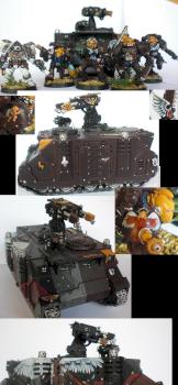 Angels Vermillion Assault Squad, Sanguinary Priest & Razorback by NothingInCommon