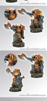 Celtic SF Warrior from Scibor Monstrous Miniatures by Scibor