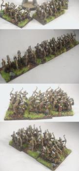 Warmaster (10mm) High Elf - 2nd Unit Bowmen by Guthwine