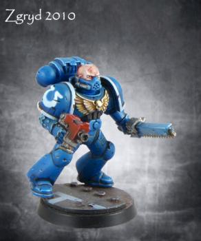 Ultramarines Sergeant by WhiteRavenFactory