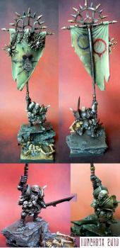 Chaos Nurgle Standardbearer by LunchBox
