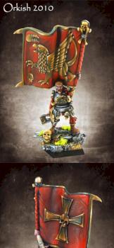 Empire Battle Standard Bearer by WhiteRavenFactory