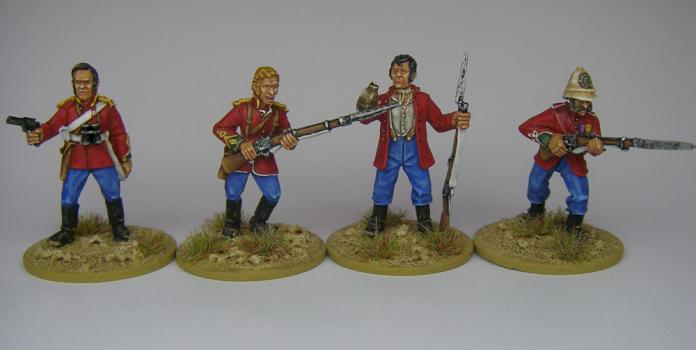28mm Zulu Characters by Peapot
