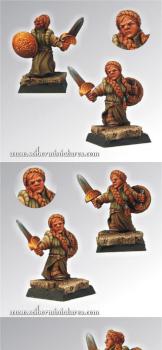 Dwarf Girl Scibor Monstrous Miniatures by Scibor