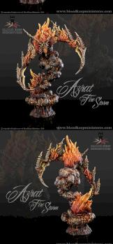 Azrat Firestorm painted ( Fire Elemental ) by Blood-Keep-Miniatures