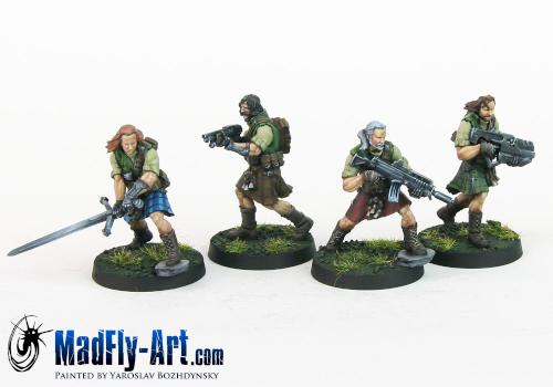 45th Highlander Rifles by MadFlyArtStudio