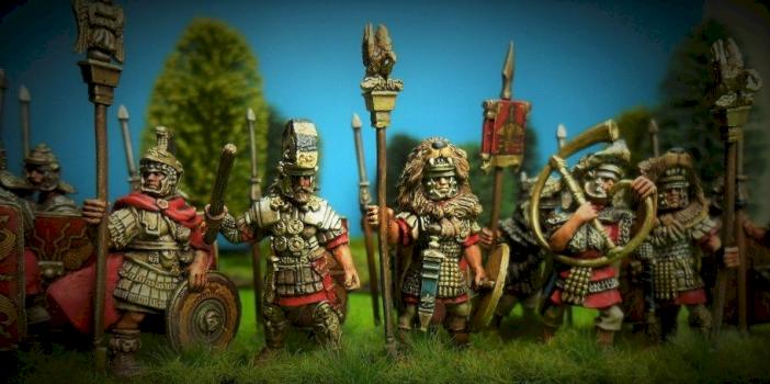28mm Aventine Imperial Roman unit with Senior Command by avalonindustries2040