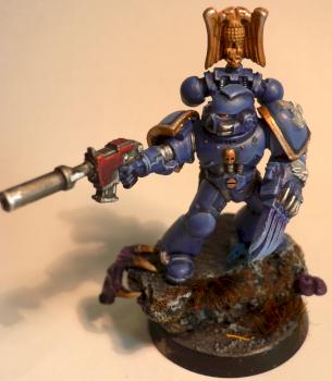 Ultramarines vet. about to become an ex-vet by Alex_2097