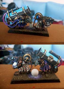 Skaven Mortar Team by Mozalbete