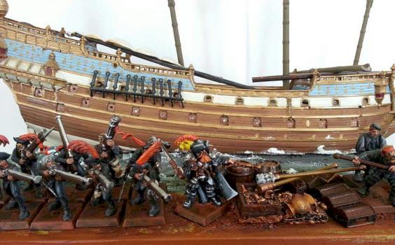 Empire beach stranded diorama by feekejames