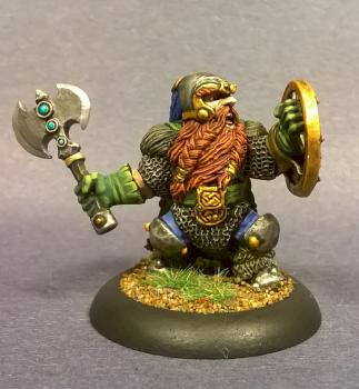 Dwarf warrrior by mikecarrero