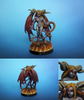 Virina, female demon by algente