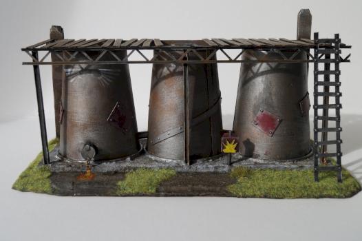 Ork Fuel Depot by Dustyfish