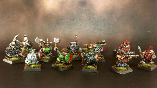 mordheim band dwarfs by juanlurockerman
