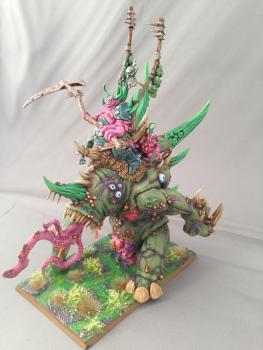 Morbidex Twiceborn the pinkskinned Nurgle dude by w817rogier