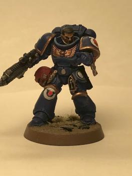 Space Marine Intercessor Sergeant by eduardo
