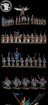 Warhammer FB/AoS High Elves army by cologne painting studio