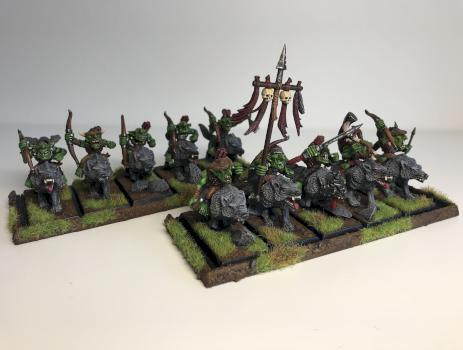 Goblin Wolf riders by Rob S