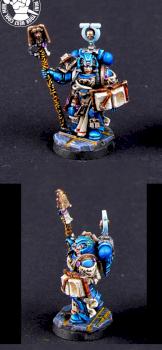 Warhammer 40K Space Marines, Ultramarine Librarian by cool-minis.com