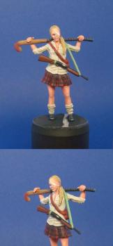 Survivor Kate - Not Yet Dead miniatures (1/35) by melihov