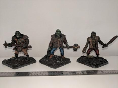 Painted Metal Trolls (3) by PanzerLagWagen