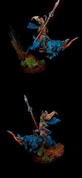 Wood Elf, Wild Rider by sanp2p