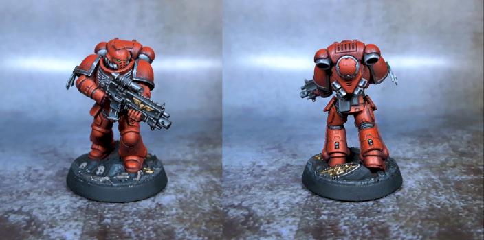 Blood Angel Intercessor by Aresius