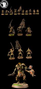 Warhammer 40k Plaguebearers of Nurgle by cologne painting studio