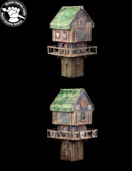 Warhammer FB/AoS medieval house by cologne painting studio