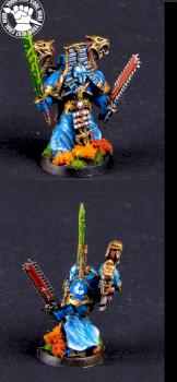 Warhammer 40K Chaos Space Marines Sorcerer with Force Sword by cool-minis.com