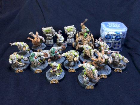 Blood bowl dwarfs by tyyler