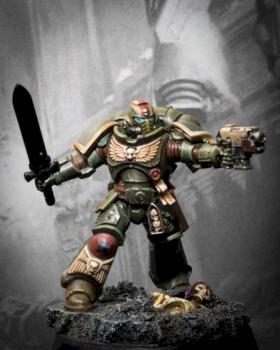 Space Marine in Military Color Scheme by haywired