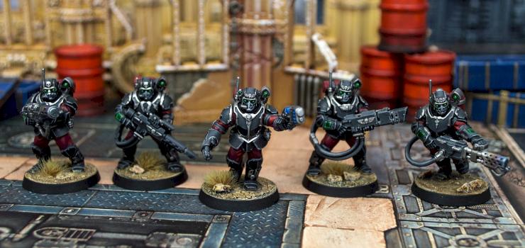 Militarum Tempestus Scions Squad by wargear workshop
