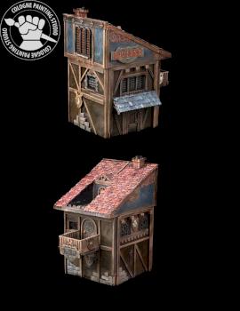 Warhammer FB/AoS medieval house by cologne painting studio
