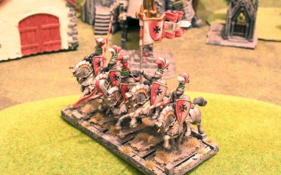 The Ninth Age -Empire of Sonnstahl Electoral Cavalry- by Valknut Painting