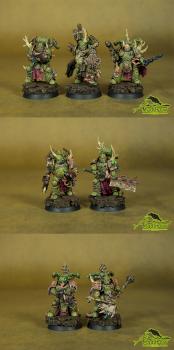 Death Guard Plague Marines LvL 4 by Mad Crow Studio