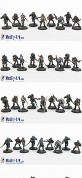 Necromunda Hired Guns Gang by MadFlyArtStudio