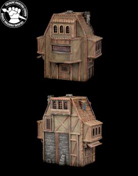 Warhammer FB/AoS medieval house by cologne painting studio