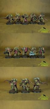 Blightlord Terminators & Deathshroud Bodyguard  LvL 4 by Mad Crow Studio