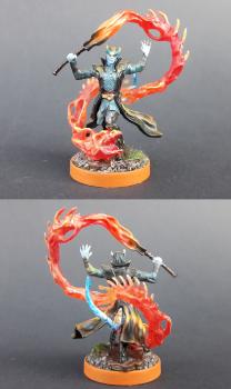 Dungeons & Dragons Nolzur’s Marvelous Miniatures Tiefling Sorcerer by DavethaDon