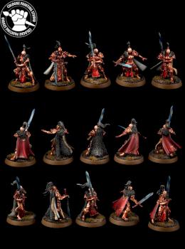 Warhammer 40K Sisters of silence Vigilator Squad by cologne painting studio