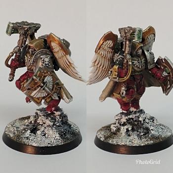 Custom Chapter Space Marine Captain by BornPainting